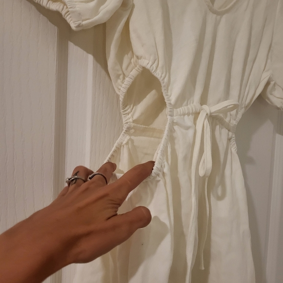 Princess Polly Cream Puff Sleeve Dress - Picture 3 of 4